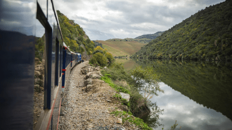 Comboio Presidencial no Vale do Douro