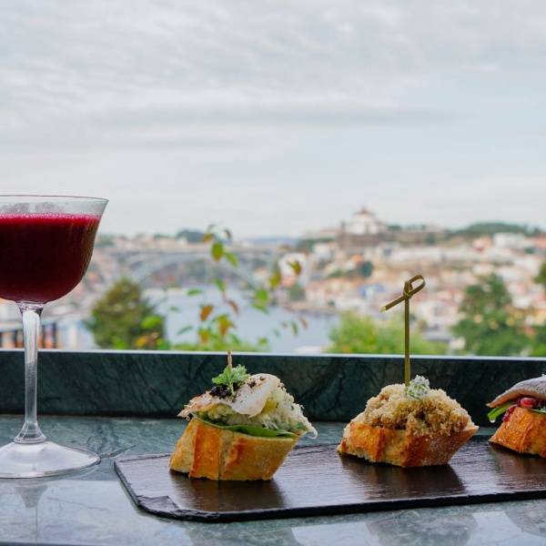 Vista Restaurante VINUM, cidade do Porto