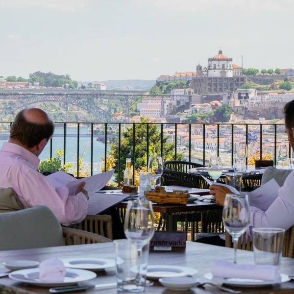 Vista Restaurante VINUM, cidade do Porto